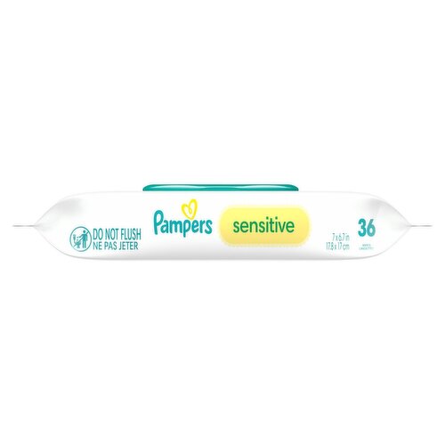 Pampers Sensitive Fragrance Free Wipes, 36 count
