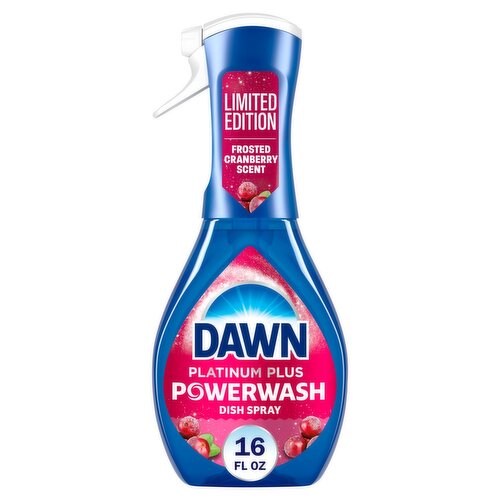 Dawn Frosted Cranberry Scent Platinum Plus Powerwash Dish Spray, 16 fl oz