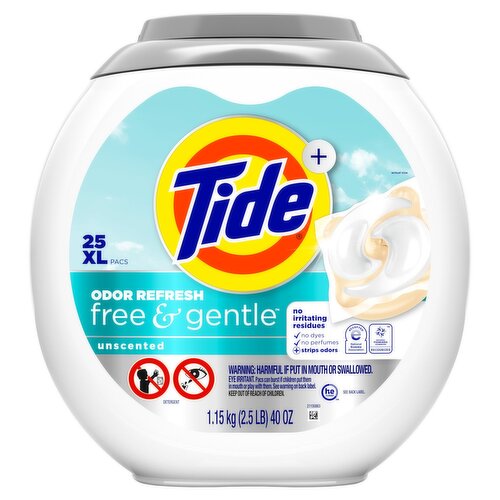 Tide+ Detergent, 25 count, 40 oz