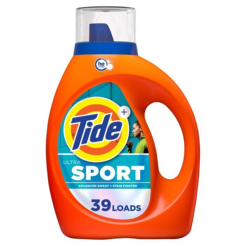 Tide+ Ultra Sport Detergent, 39 loads, 55 fl oz