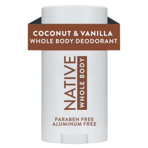 Native Whole Body Sensitive Coconut & Vanilla Deodorant, 2.4 oz