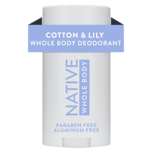 Native Whole Body Sensitive Cotton & Lily Deodorant, 2.4 oz