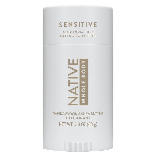 NATIVE Sandalwood & Shea Butter Deodorant, 2.4 oz