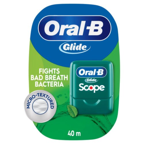 Oral-B Glide Scope Mint Floss, 43.7 yd