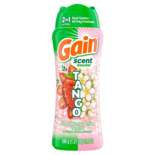 Gain Tango Strawberry + Shea in-Wash Scent Booster, 21.1 oz