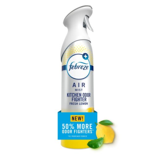 Febreze Air Mist, Air Freshener Spray, Odor Fighting Room Spray, Kitchen Odor Fighter Fresh Lemon S