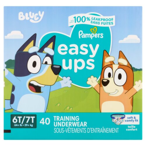 Pampers Easy Ups Training Underwear, 6T/7T 64+ lb, 40 count