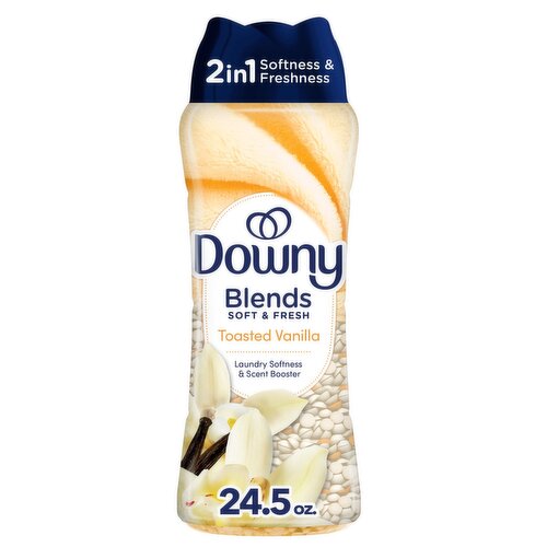 Downy Blends In-Wash Laundry Scent Booster Beads, Toasted Vanilla Scent, 24.5 OZ, Fabric Sottener B