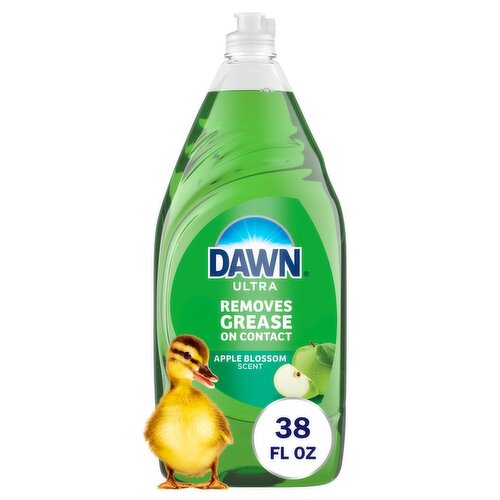Dawn Ultra Dish Soap, Dishwashing Liquid, Apple Blossom, 38oz