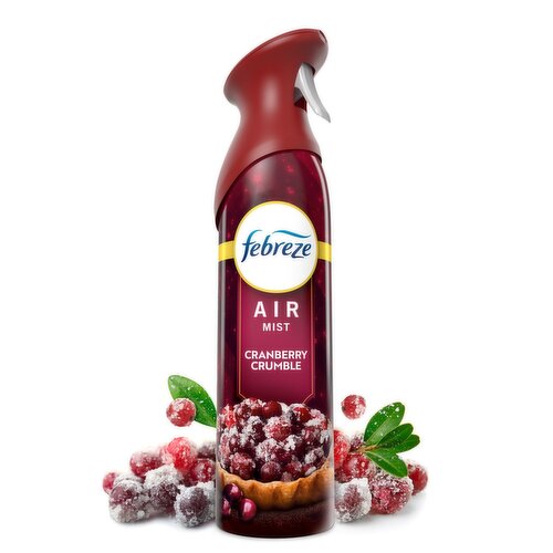 Febreze Odor-Fighting Air Freshener Spray, Room Spray, Cranberry Crumble Air Mist, 8.1 oz