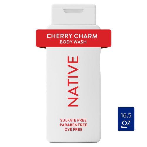 Native Sulfate & Paraben Free Body Wash, Cherry Charm, 18 fl oz