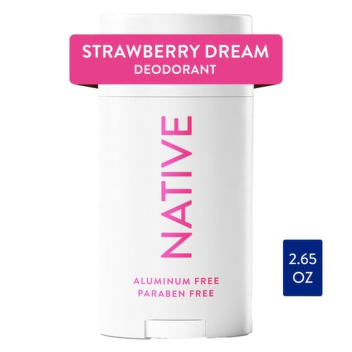 Native Aluminum-Free Deodorant, Strawberry Charm, 2.65 oz