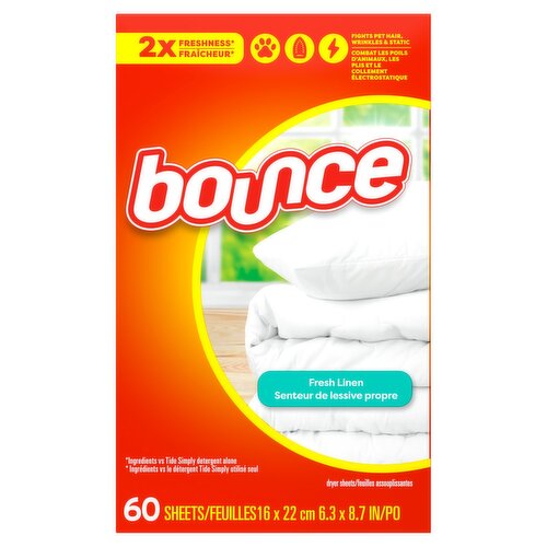 Bounce Dryer Sheets, 60 count
