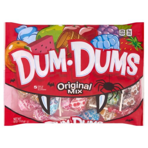 Dum-Dums Original Mix Pops, 9 oz