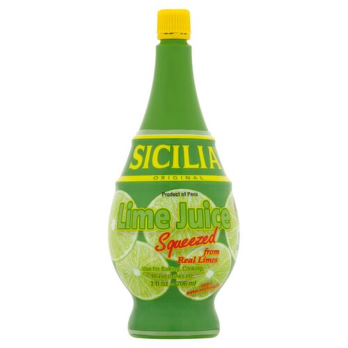 Sicilia Original Lime Juice, 7 fl oz