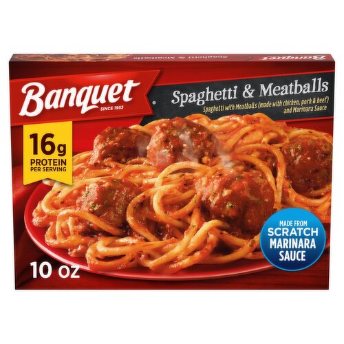 Banquet Spaghetti & Meatballs, 10 oz