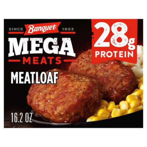 Banquet Mega Meats Meatloaf, 16.2 oz