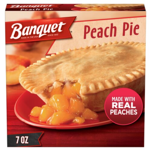Banquet Peach Pie, 7 oz