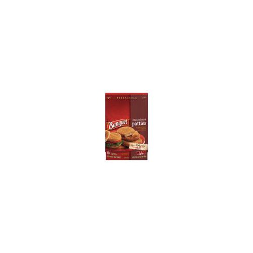 Banquet Chicken Breast Patties, 24 oz