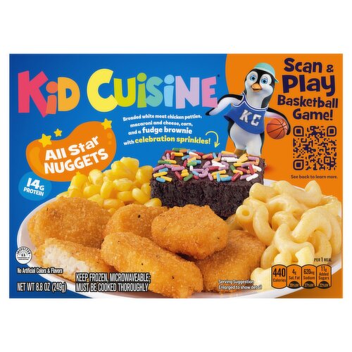 Kid Cuisine All Star Nuggets Meal, 8.8 oz