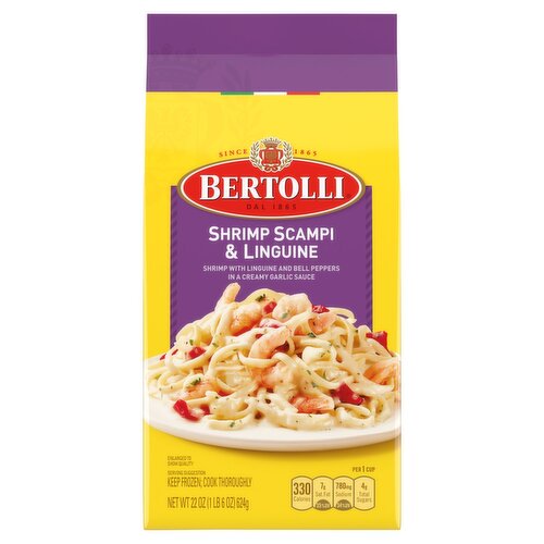 Bertolli Shrimp Scampi & Linguine, 22 oz