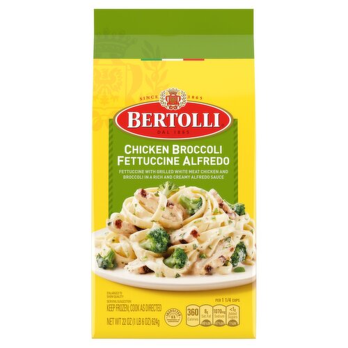 Bertolli Chicken Broccoli Fettuccine Alfredo, 22 oz