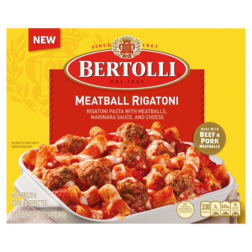 Bertolli Meatball Rigatoni, 25 oz