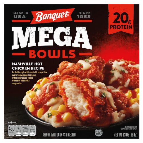 Banquet Mega Bowls Nashville Hot Chicken Recipe, 13 oz