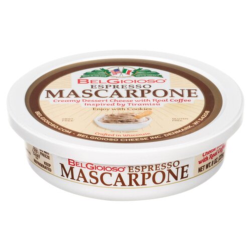 BelGioioso Espresso Mascarpone Cheese, 8 oz