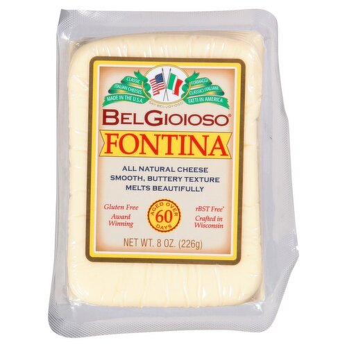 BelGioioso Fontina All Natural Cheese, 8 oz
