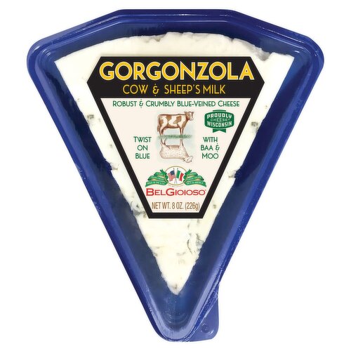 Belgioioso Gorgonzola Cow & Sheep's Milk Cheese, 8 oz
