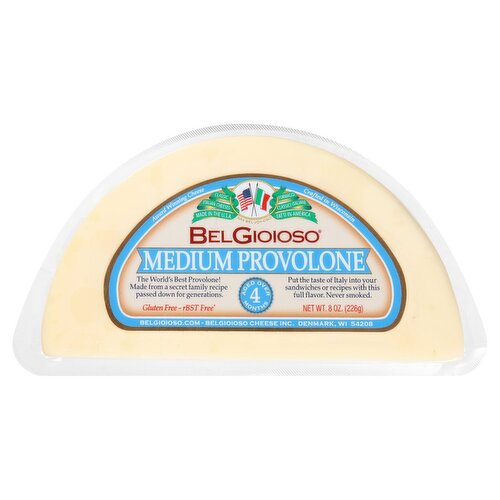 BelGioioso Medium Provolone Cheeses, 8 oz