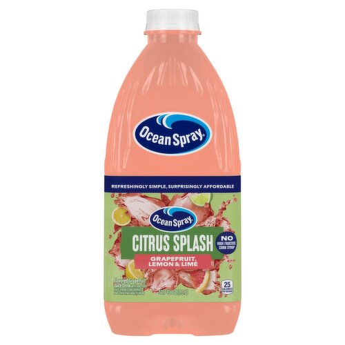 Ocean Spray Citrus Splash Lemon & Lime Flavored Grapefruit Juice Drink, 50.7 fl oz