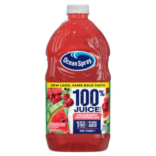 Ocean Spray Cranberry Watermelon Blend 100% Juice, 64 fl oz