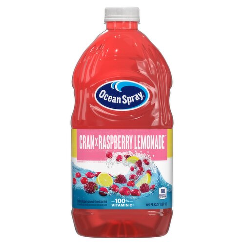 Ocean Spray Cran x Raspberry Lemonade Flavored Juice Drink, 64 fl oz