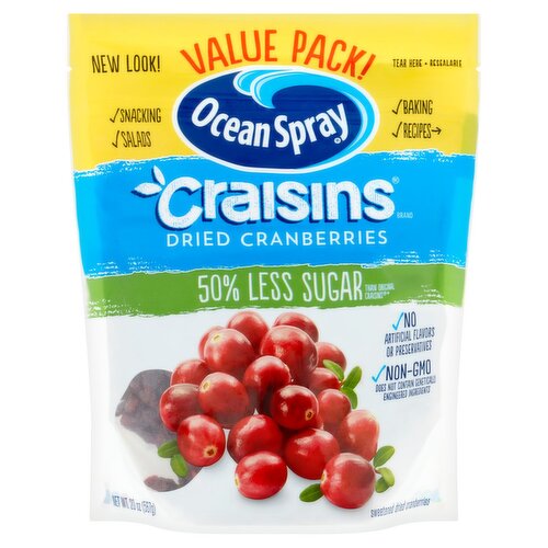 Ocean Spray Craisins Dried Cranberries Value Pack!, 20 oz