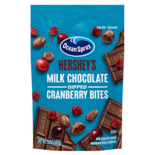 Hershey's Ocean Spray Milk Chocolate Dipped Cranberry Bites, 5 oz