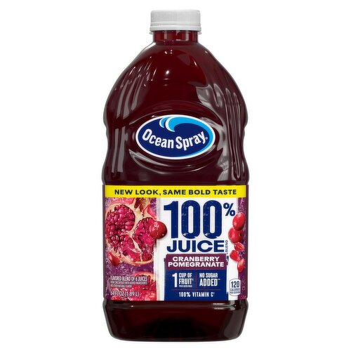 Ocean Spray Cranberry Pomegranate Blend 100% Juice, 64 fl oz