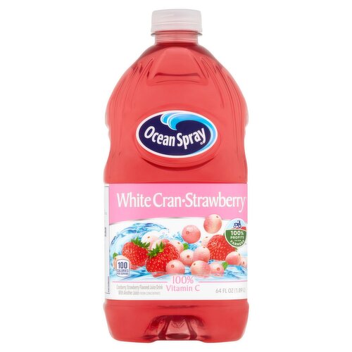 Ocean Spray White Cran-Strawberry Flavored Juice Drink, 64 fl oz