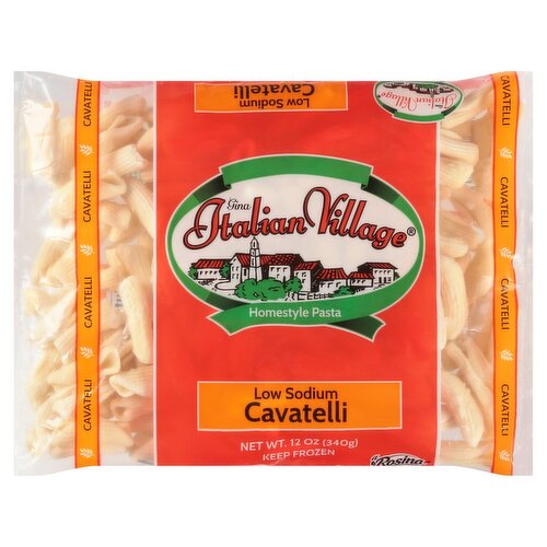 Rosina Italian Village Low Sodium Cavatelli Homestyle Pasta, 12 oz