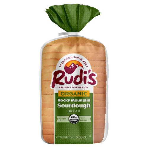 Rudi's Organic Rocky Mountain Sourdough Bread, 22 oz
