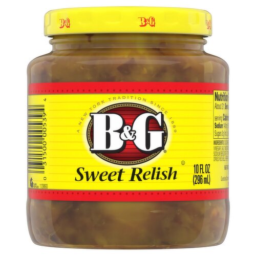 B&G Sweet Relish, 10 fl oz