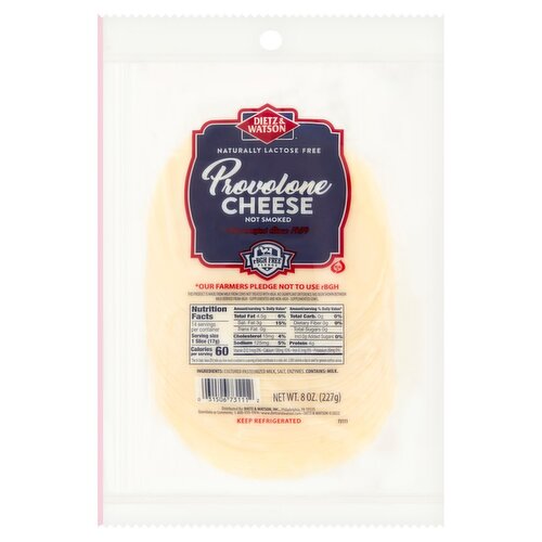 Dietz & Watson Provolone Cheese, 8 oz