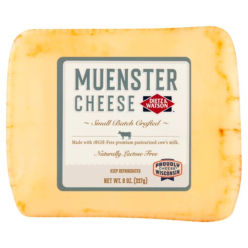 Dietz & Watson Muenster Cheese, 8 oz