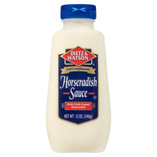 Dietz & Watson Horseradish Sauce with Fresh Ground Horseradish, 12 oz