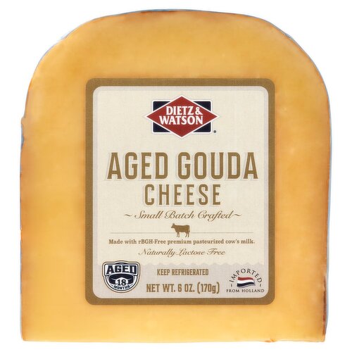 Dietz & Watson Aged Gouda Cheese, 6 oz