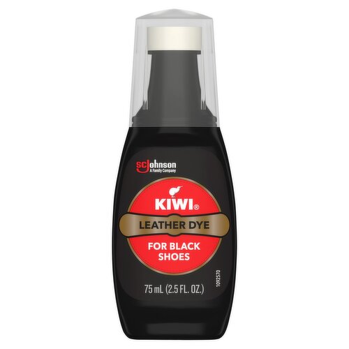 Kiwi Leather Dye for Black Shoes, 2.5 oz