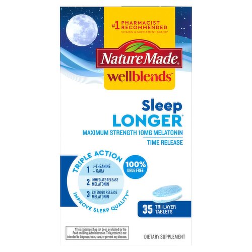 Nature Made Wellblends Sleep Longer Dietary Supplement, 35 count