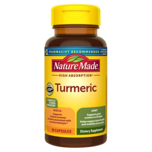 Nature Made Turmeric Dietary Supplement, 30 count
