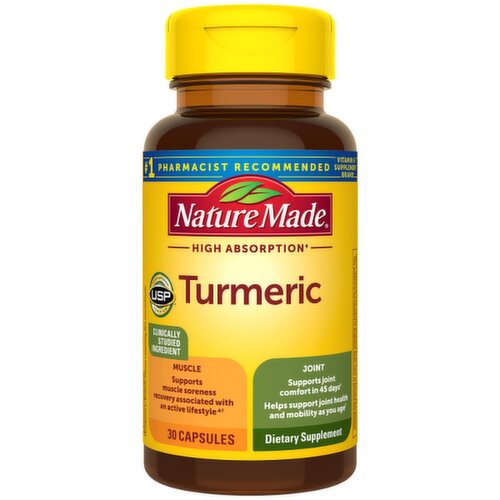 Nature Made Turmeric Dietary Supplement, 30 count